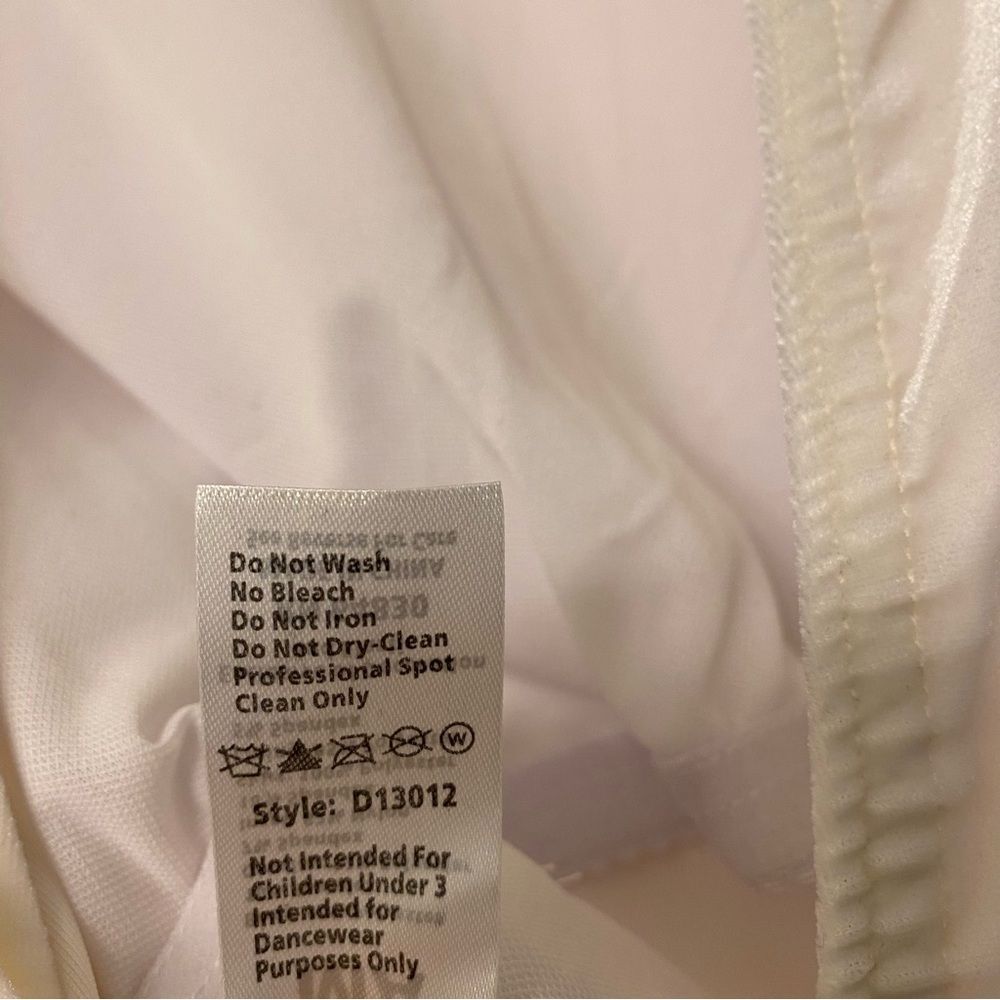 Weissman Elite Dance Costume Lyrical White In The Name Of Love D13012 Adult Ma — image 8 of 8